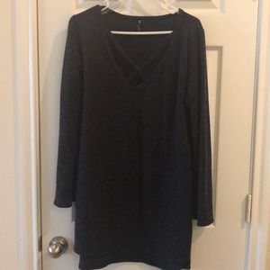 NWOT Navy Sweater Tunic